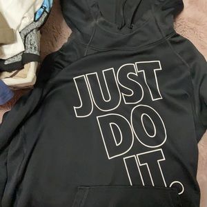 Black Nike just do it hoodie